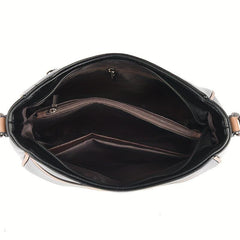 Colorblock Hobo Shoulder Bag Women's Classic Work Bag