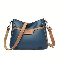 Colorblock Hobo Shoulder Bag Women's Classic Work Bag