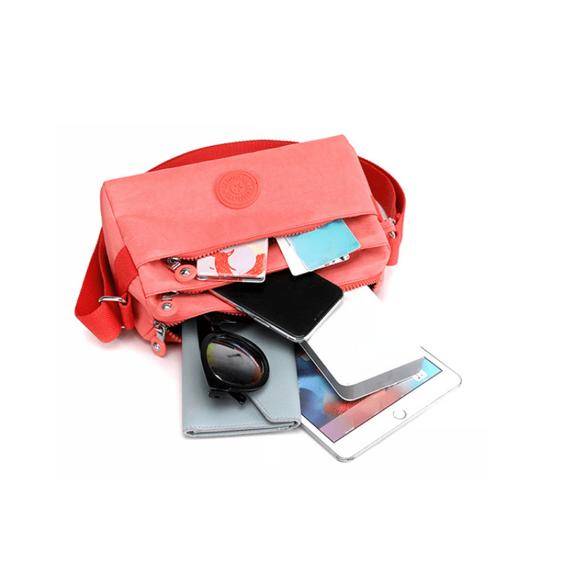 Casual Nylon Shoulder Bag Solid Zipper Underarm Bag