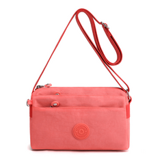 Casual Nylon Shoulder Bag Solid Zipper Underarm Bag
