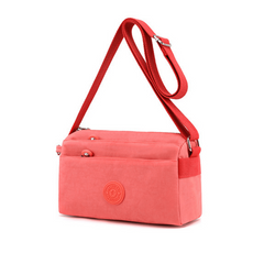 Casual Nylon Shoulder Bag Solid Zipper Underarm Bag