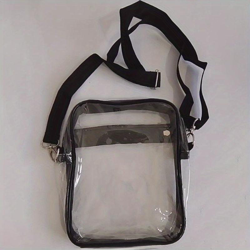 Mini Transparent Crossbody Bag Stadium Approved Square Purse