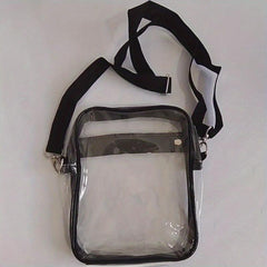 Mini Transparent Crossbody Bag Stadium Approved Square Purse