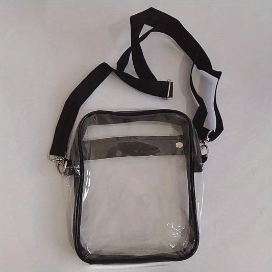 Mini Transparent Crossbody Bag Stadium Approved Square Purse