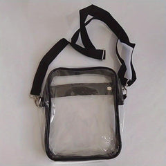 Mini Transparent Crossbody Bag Stadium Approved Square Purse