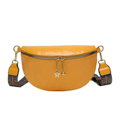 Vintage Vegan Crossbody Bag Boho Chest Bag Women's Sling Purse