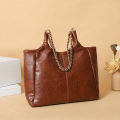 Vintage Large Capacity Hobo PU Shoulder Satchel Women's Handbag