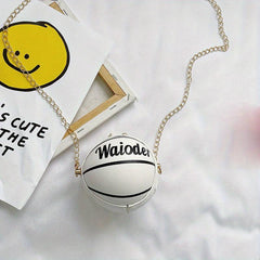 Mini Basketball Bag Chain Crossbody Bag for Girls Boys