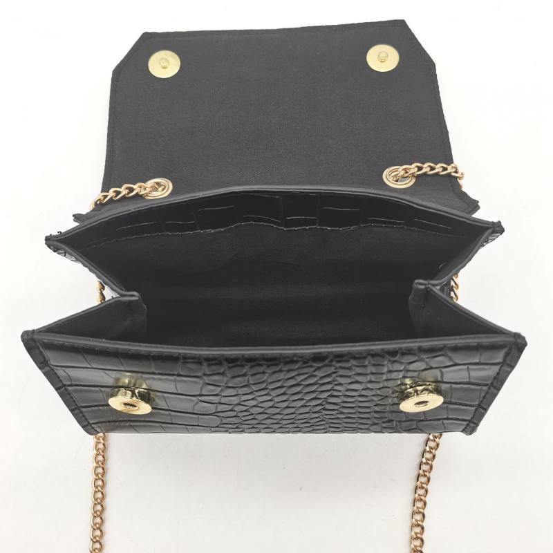Vintage Crocodile Pattern Shoulder Bag for Women