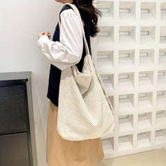 Minimalist Storage Shoulder Bag Women's Large Capacity Bag