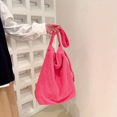 Minimalist Storage Shoulder Bag Women's Large Capacity Bag