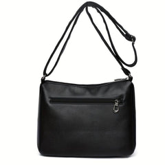 Vintage Zipper Crossbody Hobo Bag