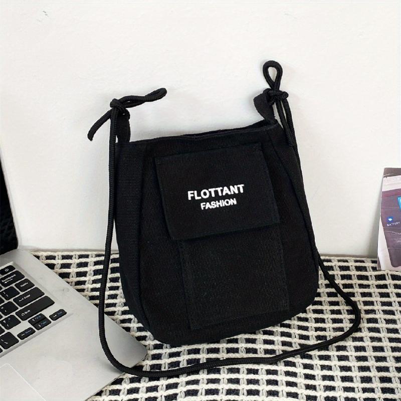 Letter Graphic Crossbody Shoulder Bag for Women