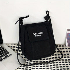 Letter Graphic Crossbody Shoulder Bag for Women