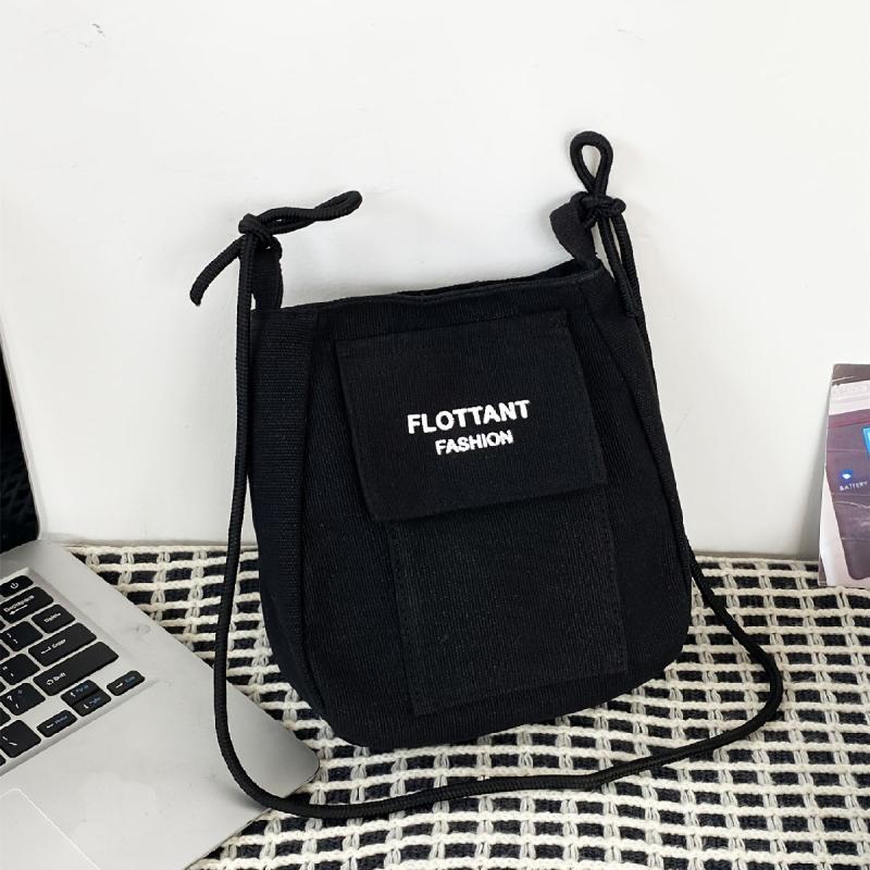 Letter Graphic Crossbody Shoulder Bag for Women