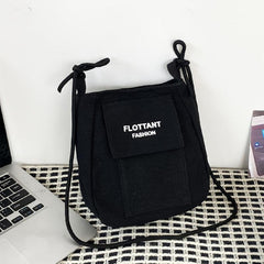 Letter Graphic Crossbody Shoulder Bag for Women
