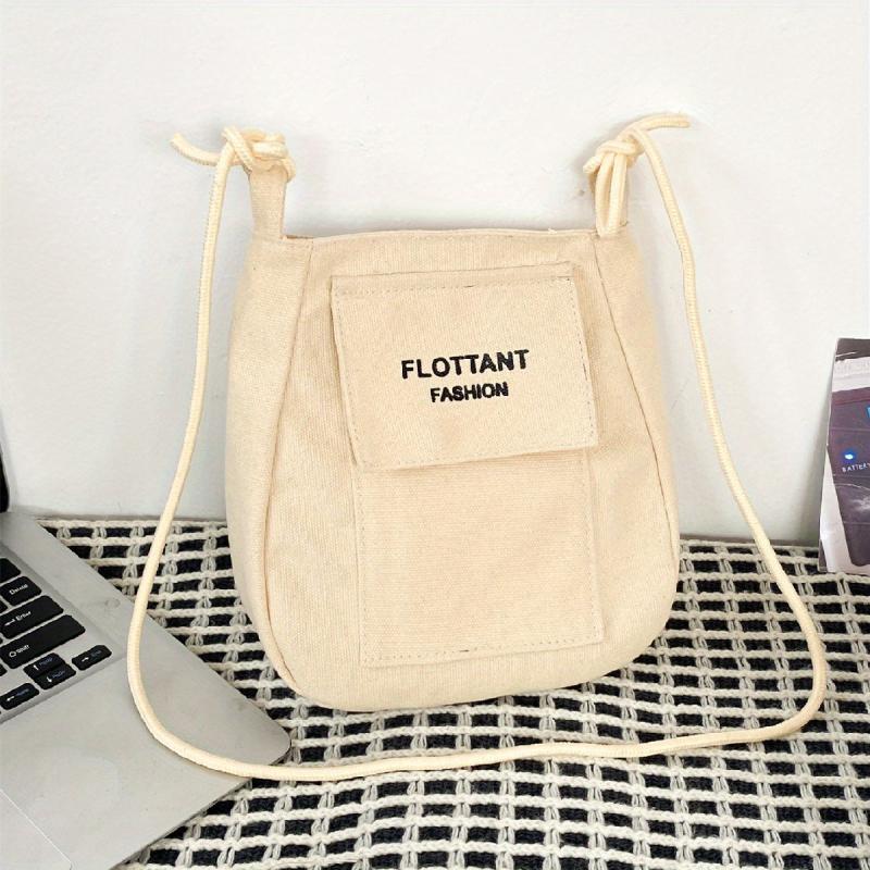 Letter Graphic Crossbody Shoulder Bag for Women