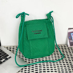 Letter Graphic Crossbody Shoulder Bag for Women