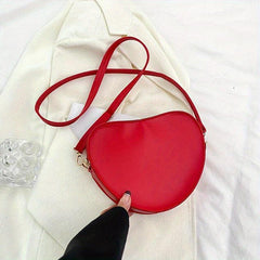 Love Shaped Shoulder Bag Minimalist Crossbody Purse