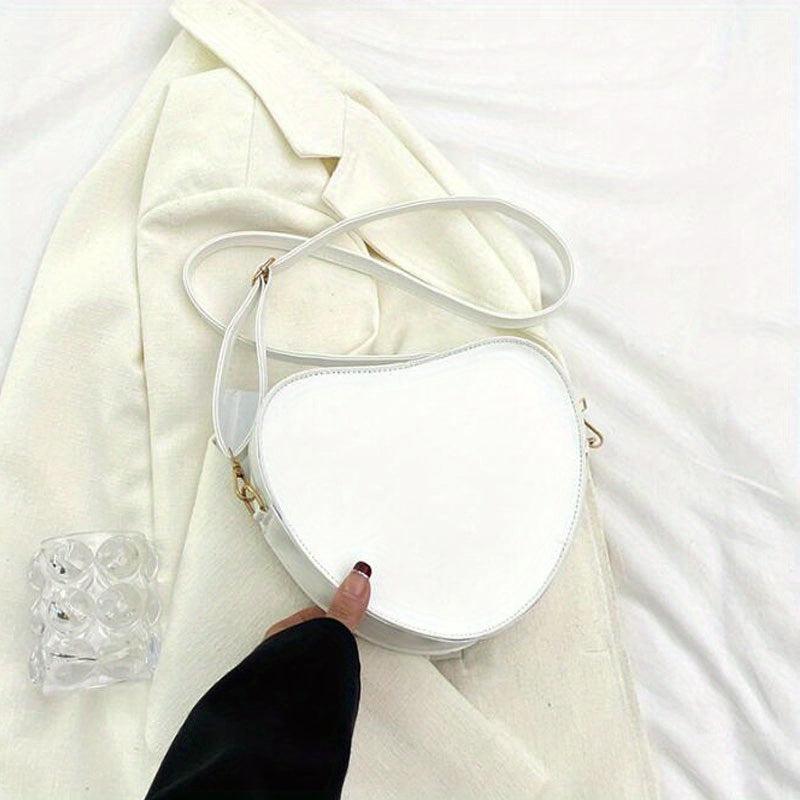 Love Shaped Shoulder Bag Minimalist Crossbody Purse