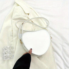 Love Shaped Shoulder Bag Minimalist Crossbody Purse