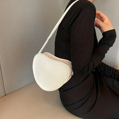 Love Shaped Shoulder Bag Minimalist Crossbody Purse