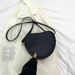 Love Shaped Shoulder Bag Minimalist Crossbody Purse