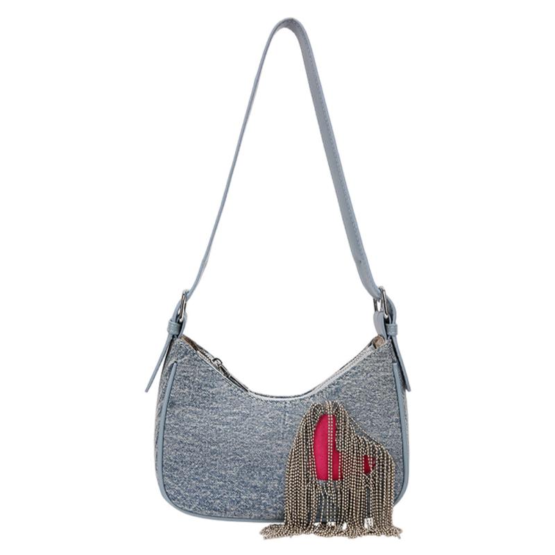 Y2K Heart Tassel Shoulder Bag for Cowgirl Style