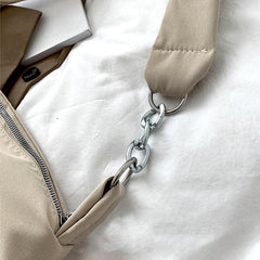 Casual Minimalist Shoulder Bag Solid Large Capacity Crossbody Bag