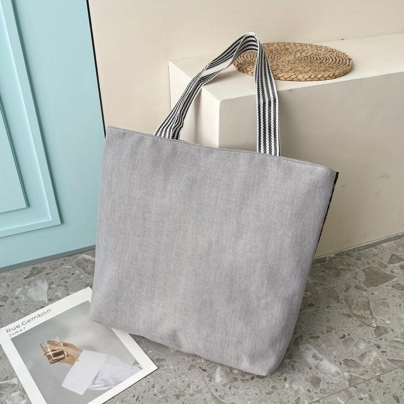 Geometric Printed Ethnic Shoulder Bag Large Capacity Retro Tote Bag