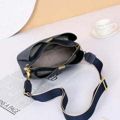 Leather Bucket Bag Solid Crossbody Bag Small Shoulder Purse