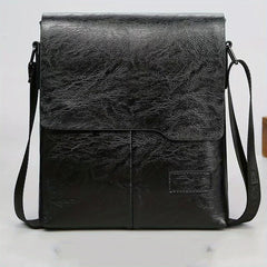 Vintage Crossbody Messenger Bag Retro PU Shoulder Bag Casual Briefcase Handbag