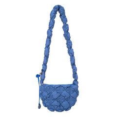 Cloud Ruched Shoulder Bag Rhombus Quilted Crossbody Bag Small Underarm Purse