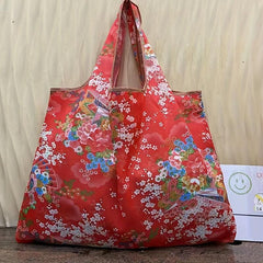 Large Capacity Shopping Tote Bag Foldable Reusable Grocery Bag