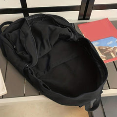 Vintage Canvas Preppy Backpack College Travel Knapsack Laptop Bookbag