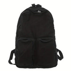 Vintage Canvas Preppy Backpack College Travel Knapsack Laptop Bookbag