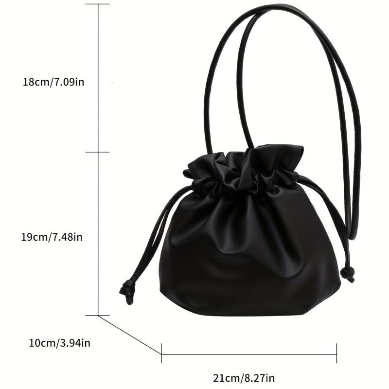 Minimalist Drawstring Bag All Match Crossbody Bag