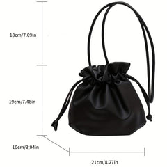 Minimalist Drawstring Bag All Match Crossbody Bag