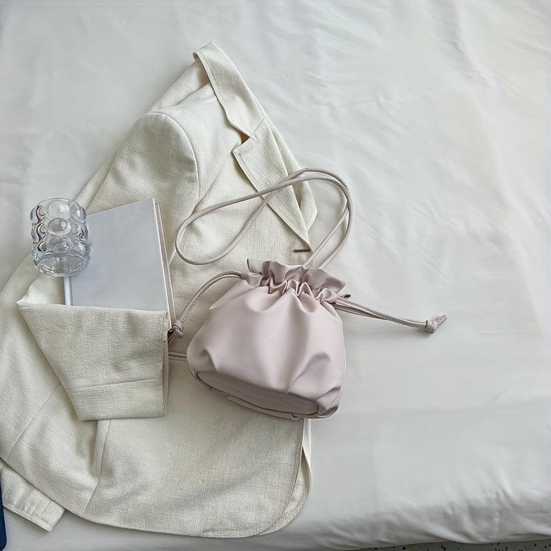 Minimalist Drawstring Bag All Match Crossbody Bag