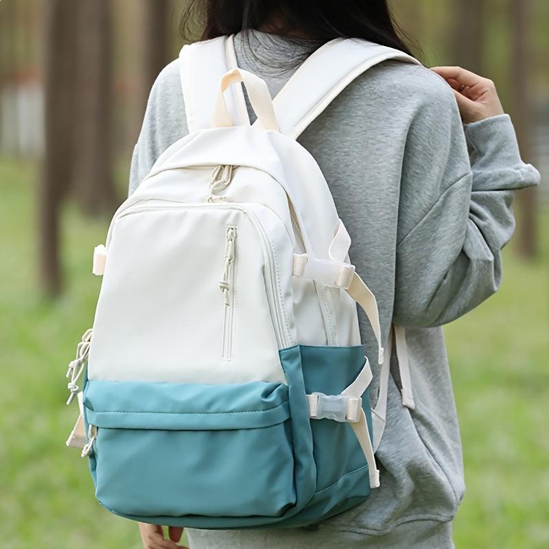 Minimalist Preppy School Bag All Match Storage Daypack Stylish Versatile