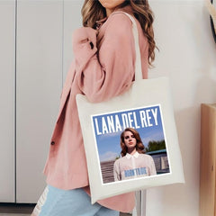Canvas Tote Bag Reusable Shopping Shoulder Beach Bag