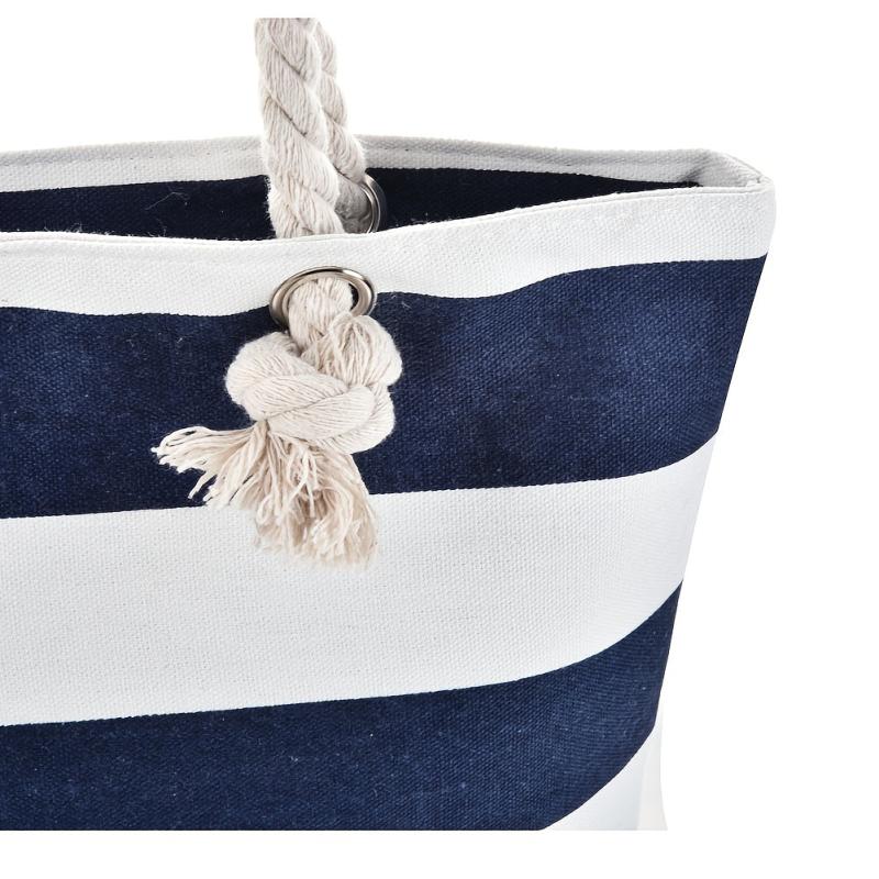 Striped Pattern Tote Casual Bag Large Capacity Shoulder Bag Beach Handbag