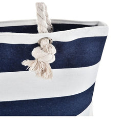 Striped Pattern Tote Casual Bag Large Capacity Shoulder Bag Beach Handbag