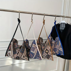Tribal Style Geometric Shoulder Bag for Women