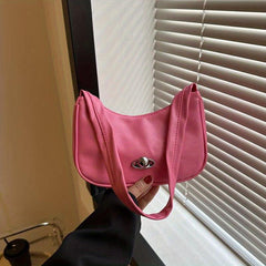 Metal Planet Decor Shoulder Bag Stylish Underarm Bag