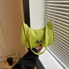 Metal Planet Decor Shoulder Bag Stylish Underarm Bag