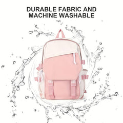 Large Capacity College Schoolbag, Preppy Style Book Rucksack