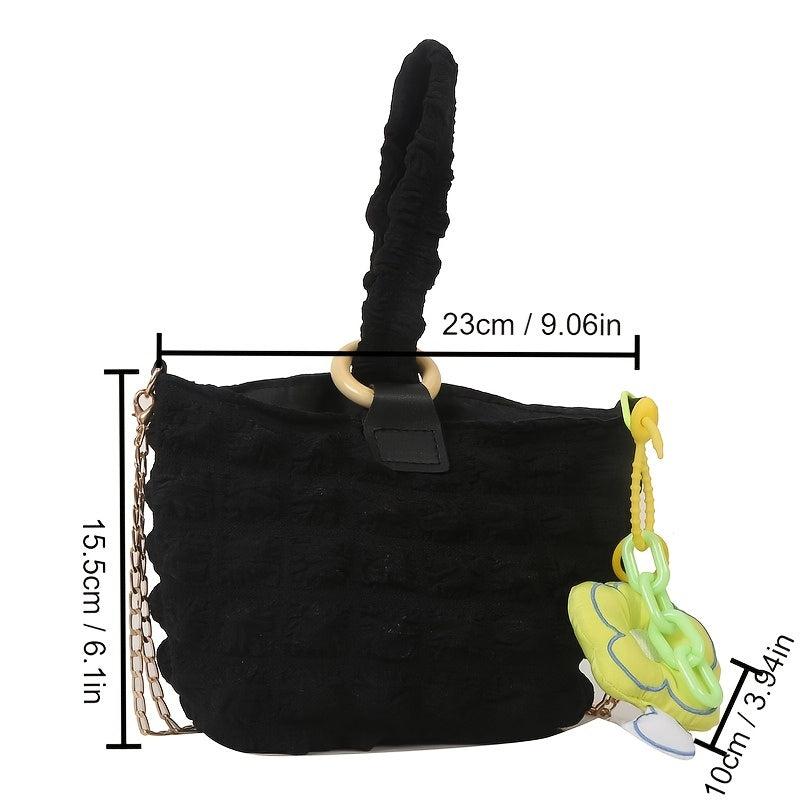 Cloud Pleated Crossbody Bag Women's Handbag