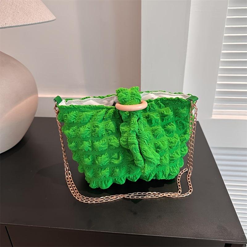 Cloud Pleated Crossbody Bag Women's Handbag