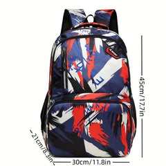 Waterproof Nylon Backpack Preppy Back To School Daypack Casual Travel Knapsack